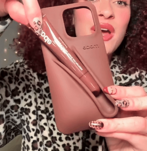 Carcasă Amuzantă cu Ruj pentru iPhone